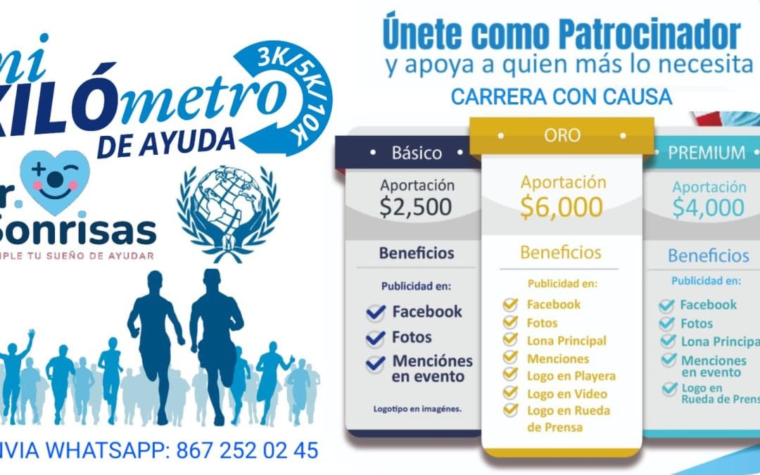 Invitan a participar en la carrera “Mi kilómetro de ayuda”