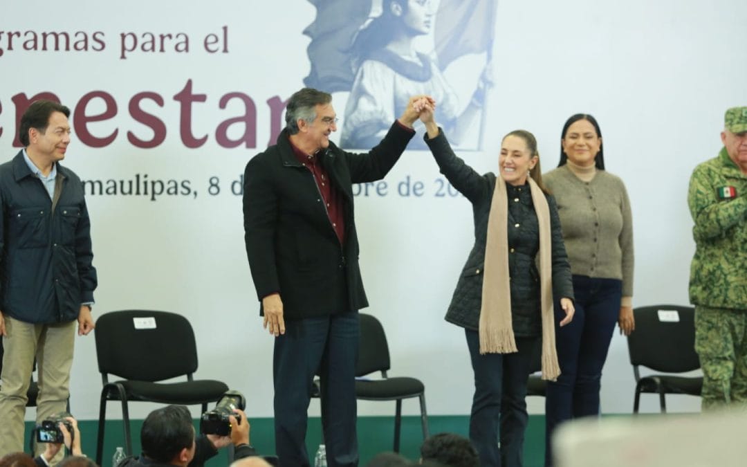 Refrenda Presidenta Sheinbaum apoyo incondicional para Tamaulipas