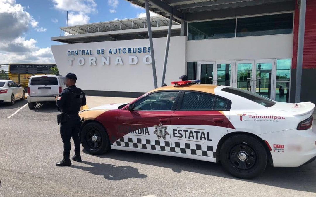 Mantiene Guardia Estatal vigilancia en Centrales de Autobuses de Tamaulipas