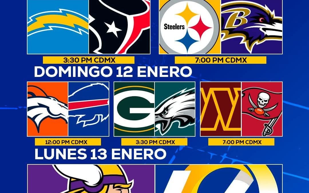 Definidos los Playoffs de la NFL 2025: Kansas City Chiefs y Detroit Lions lideran las Conferencias