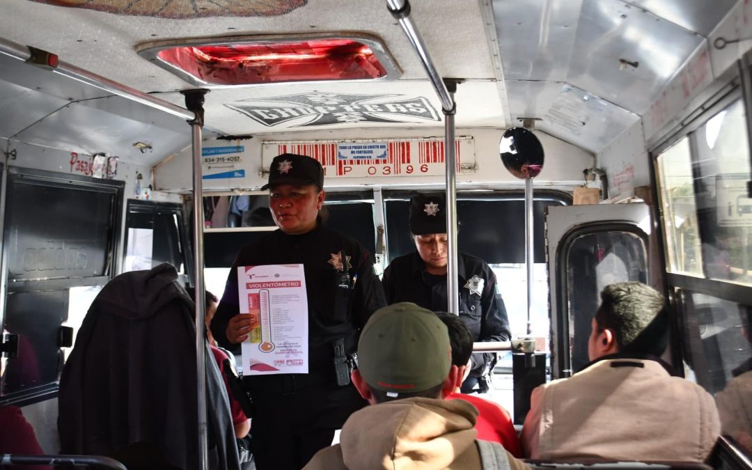 Impulsa Guardia Estatal “Ruta Segura” en transporte público de Tamaulipas