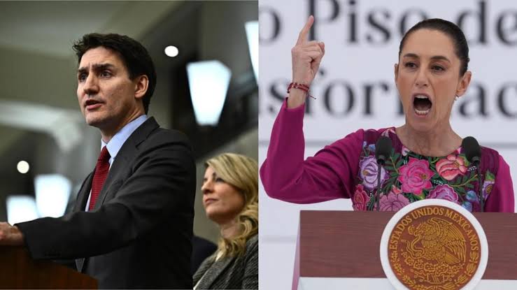 Fortalecen lazos Sheinbaum y Trudeau ante aranceles de EE.UU.