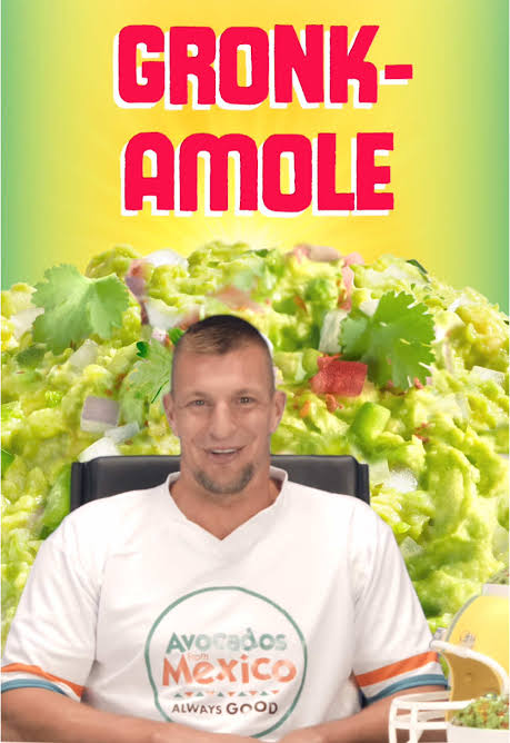 Rob Gronkowski, la estrella del aguacate mexicano