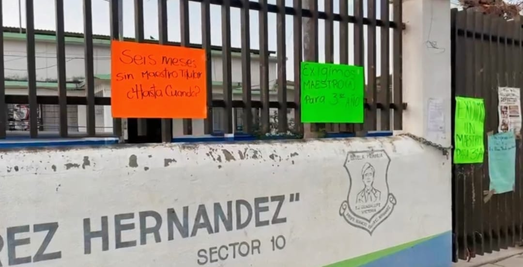 Cierran escuela en Ciudad Victoria por falta de maestro