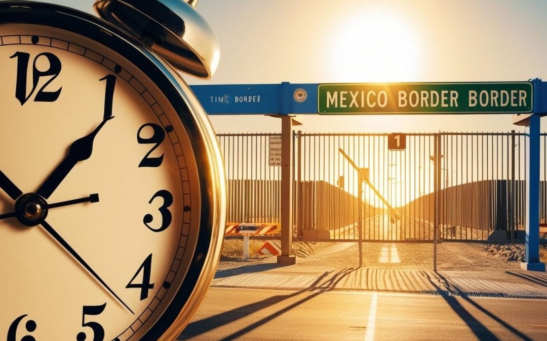 Fronteras se Preparan para Cambio de Horario