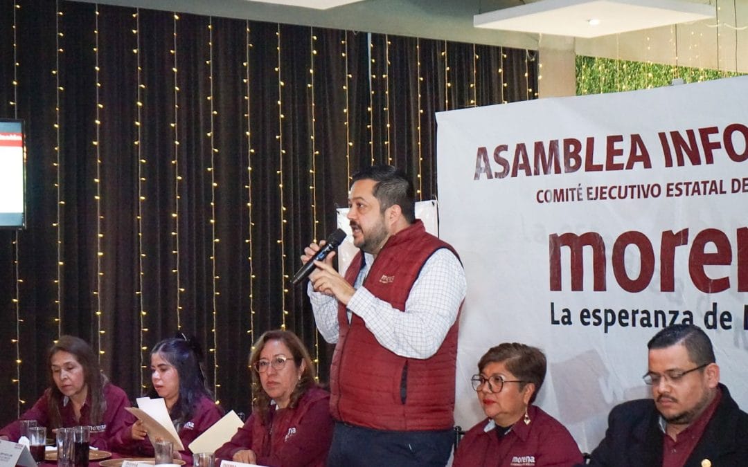Fortalece Morena Tamaulipas unidad en Asamblea con consejeros