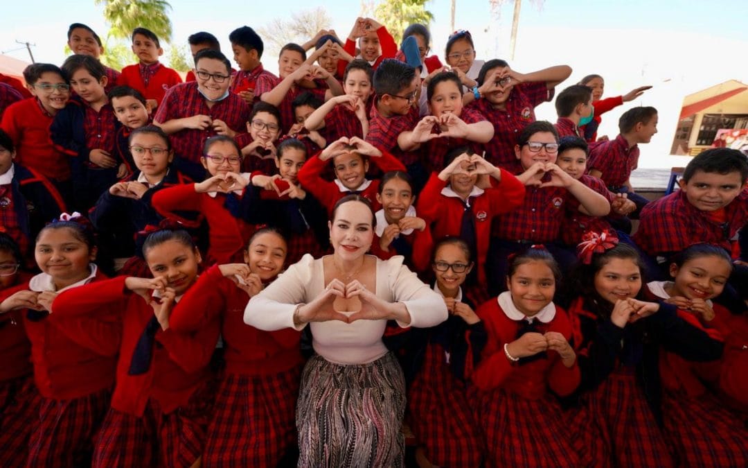 Alcaldesa Carmen Lilia Canturosas entrega obras de infraestructura educativa en beneficio de más de 1,600 estudiantes