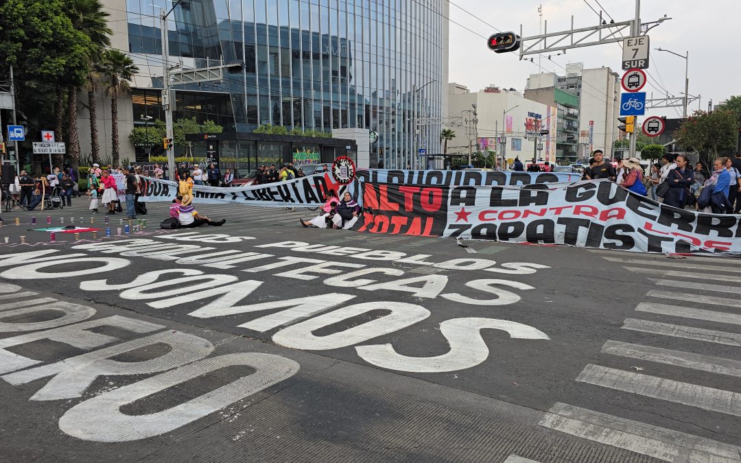 Bloquean Insurgentes exigen seguridad