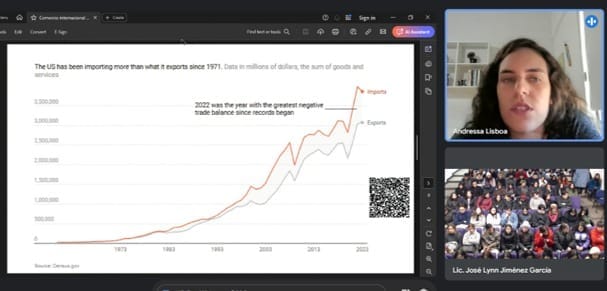 Impartieron conferencia sobre aranceles a estudiantes de la UPV