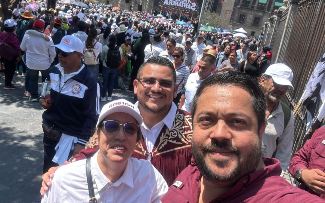 Respaldan a Claudia Sheinbaum en Asamblea Informativa