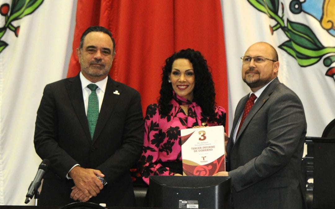 Recibe Congreso de Tamaulipas, el Tercer Informe de Américo Villarreal