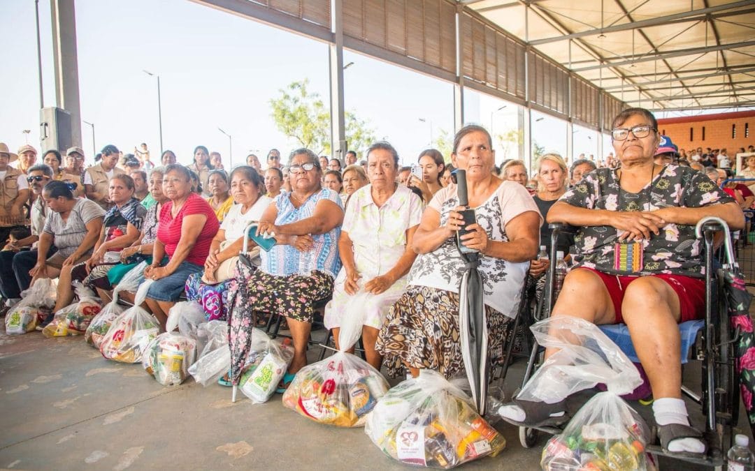 Beneficiadas 284 mil familias con paquetes alimentarios