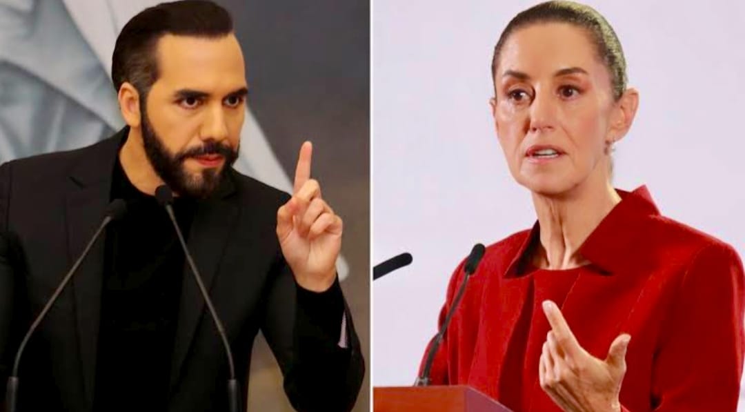 Arremete Bukele contra la inseguridad en México; Sheinbaum defiende la estrategia de seguridad