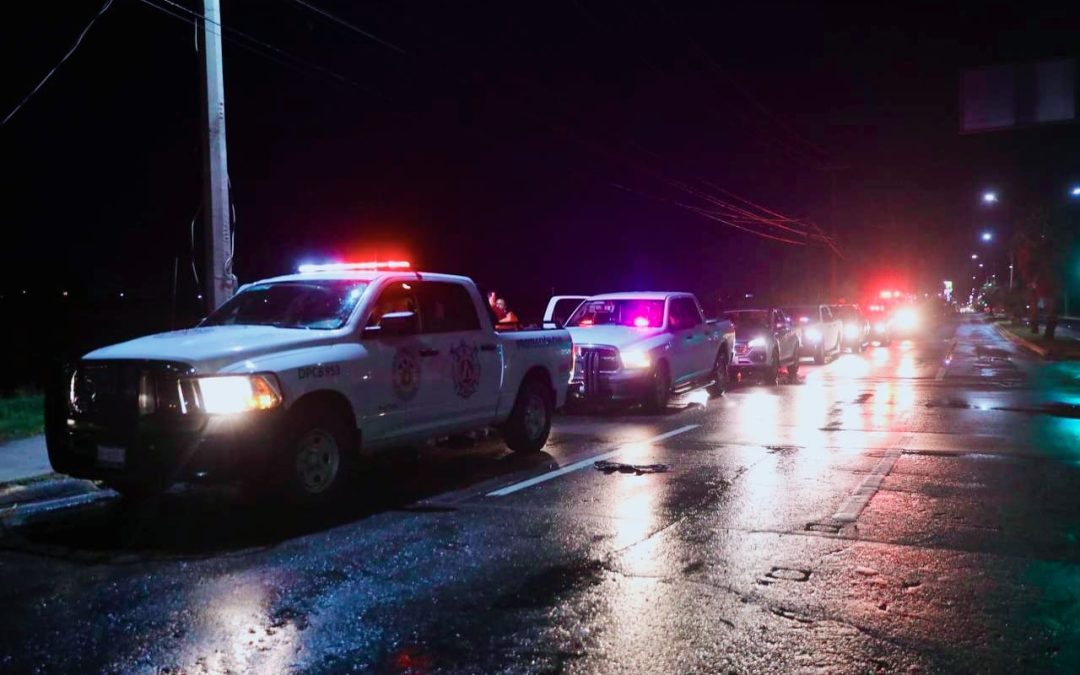Saldo blanco en Nuevo Laredo tras fuerte tormenta, reporta Protección Civil