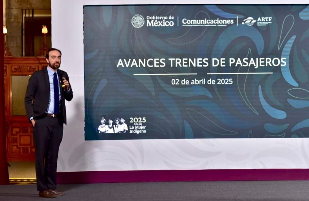 Presenta Federación avances del tren Saltillo–Nuevo Laredo