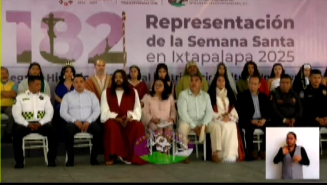 Arranca montaje para la 182 Representación de la Pasión de Cristo en Iztapalapa