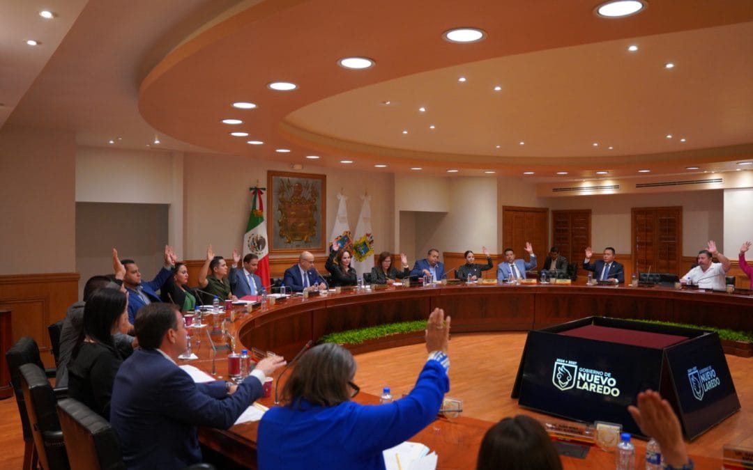 Aprueba Cabildo de Nuevo Laredo ambicioso paquete de obras públicas para 2025