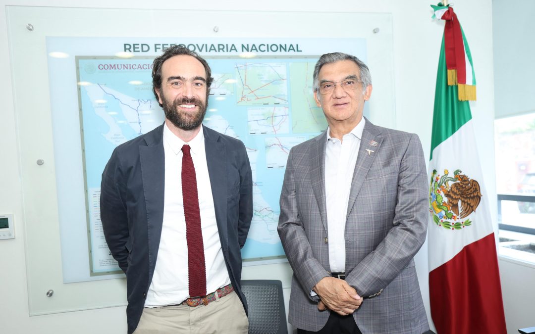 Afinan Américo Villarreal y Andrés Lajous rutas ferroviarias de Tamaulipas