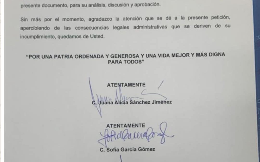 Exige PAN destitución de regidora ausente en el Cabildo de Reynosa