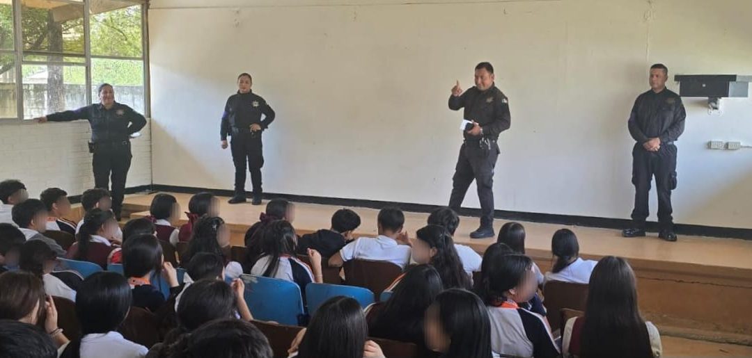 Mantiene Guardia Estatal de Género proximidad con estudiantes