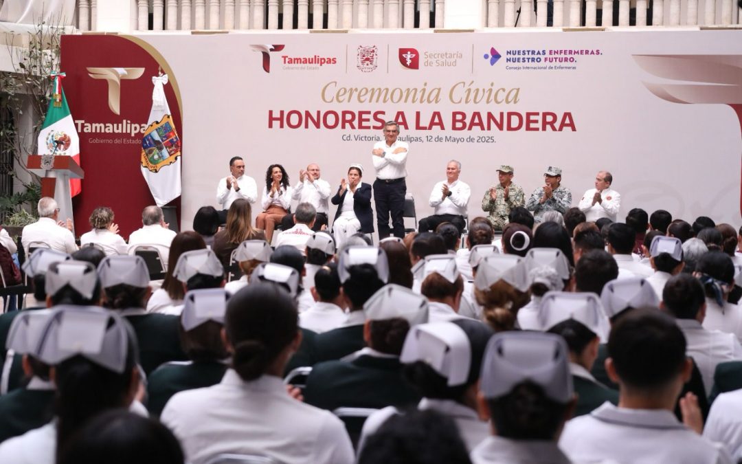 Impulsa Américo Villarreal mejores condiciones laborales para enfermeras en Tamaulipas