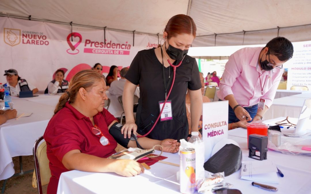Llegas «Presidencia Cerquita de Ti» a Los Fresnos con servicios de salud gratuitos