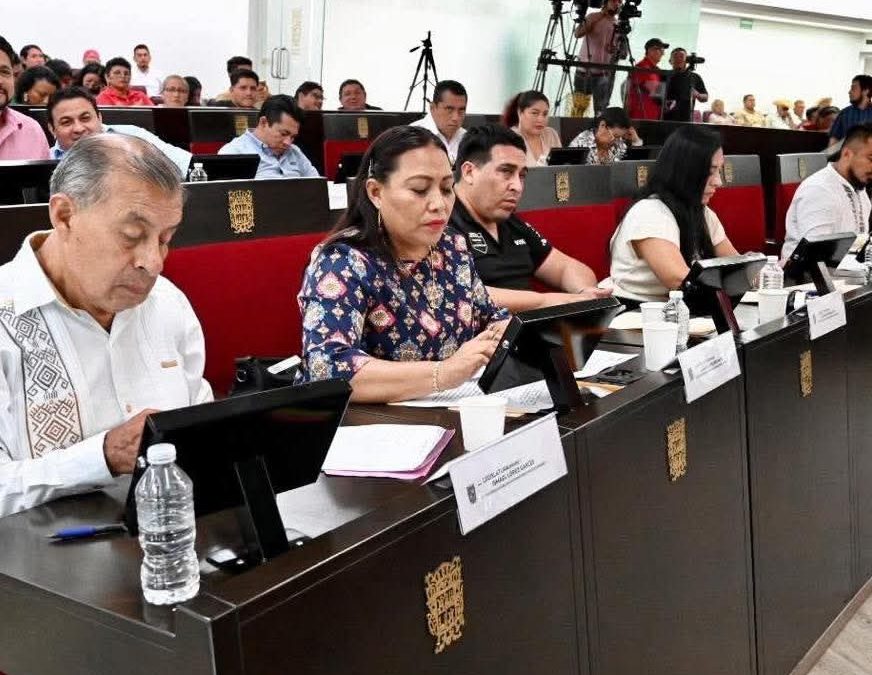 Protegen a secretaria de Seguridad en Campeche: diputados de Morena, PVEM y PT bloquean su comparecencia