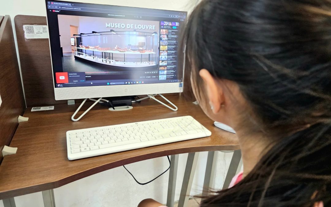 Exploran niños de Nuevo Laredo museos del mundo desde bibliotecas públicas