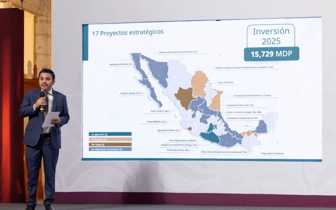 Tamaulipas es el segundo estado con más inversión en proyectos hídricos
