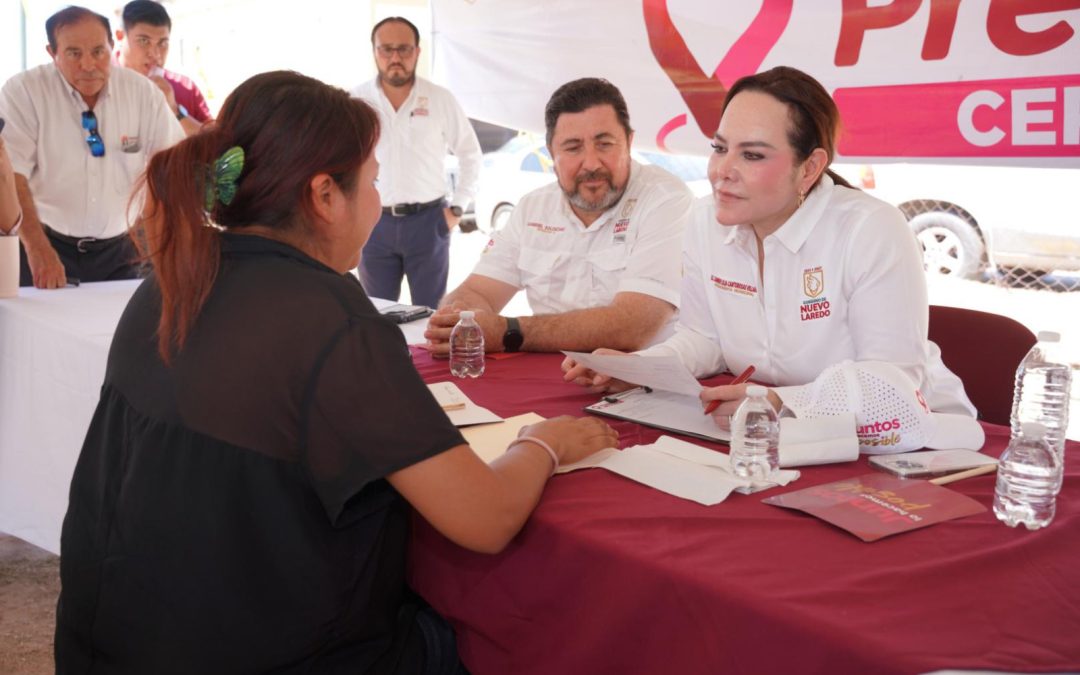 Lleva Gobierno de Nuevo Laredo vacantes y servicios a Colorines y El Progreso