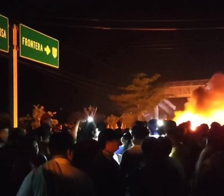 Estallan protestas por apagones en Villahermosa; acusan afectaciones masivas y pérdidas económicas