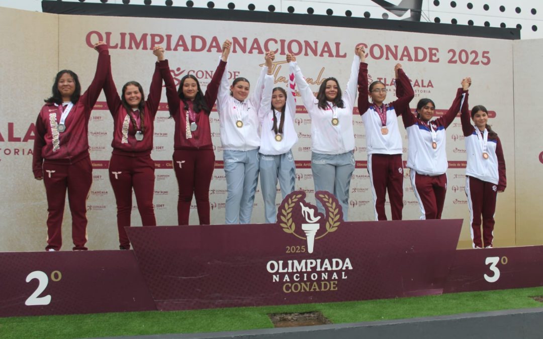 Obtiene Tamaulipas nueve medallas en tiro con arco durante la Olimpiada Nacional 2025