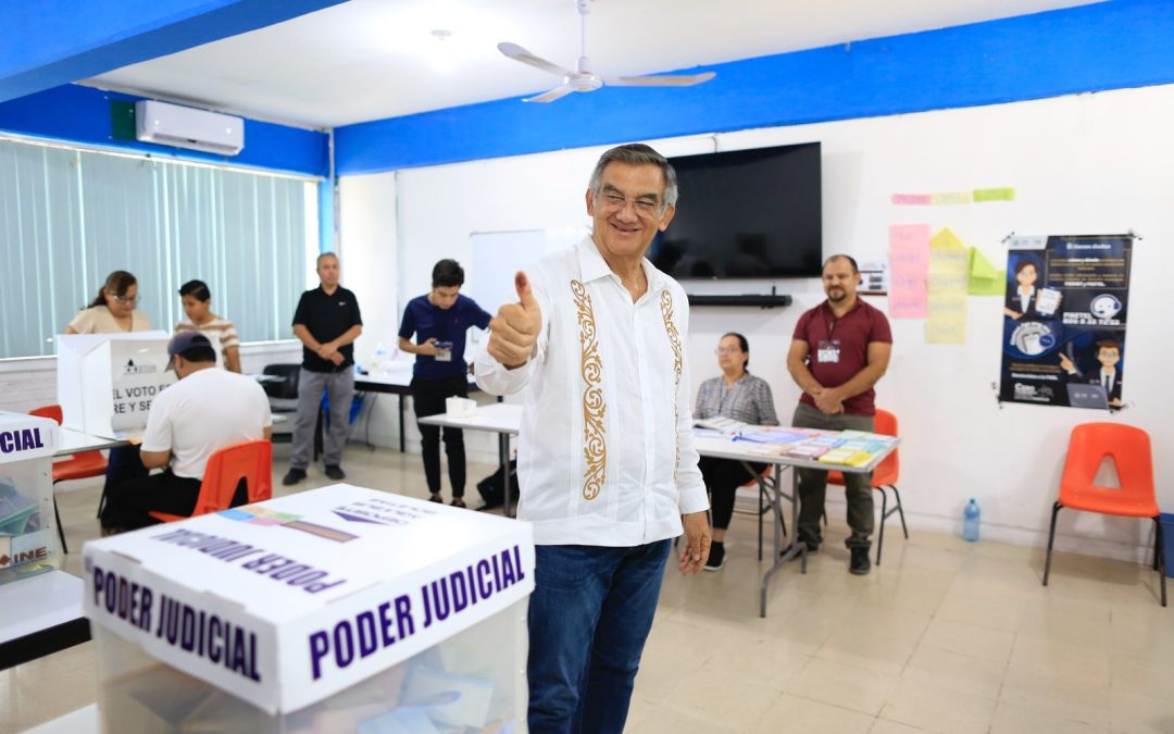 Jornada electoral en paz: Américo