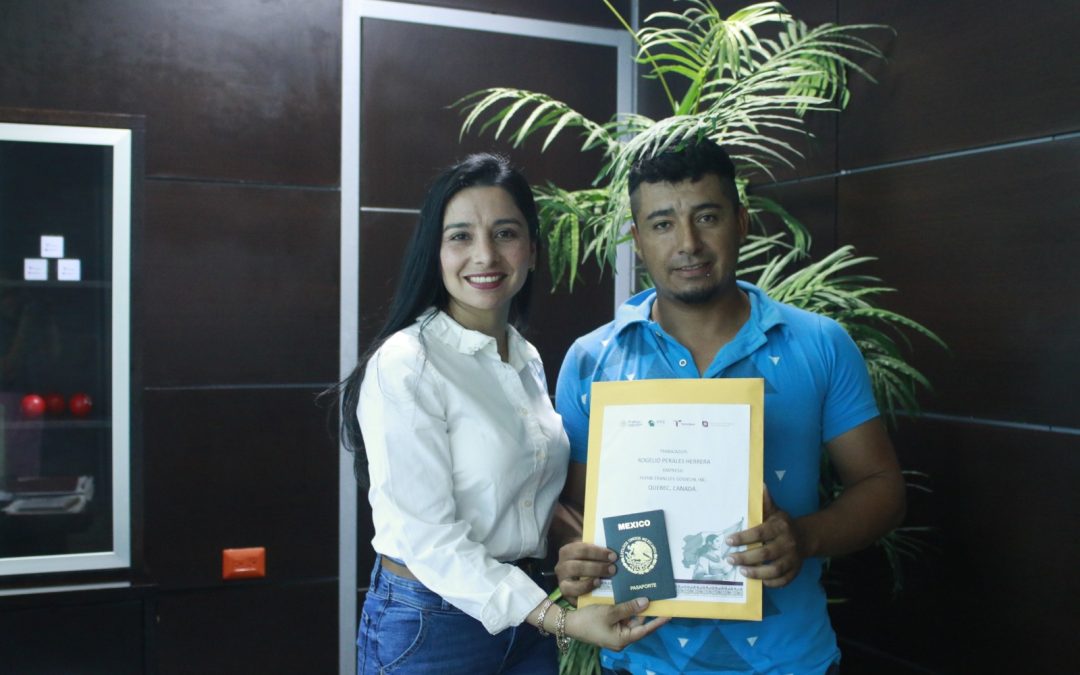 Trabajador tamaulipeco se coloca en empresa agrícola de Canadá