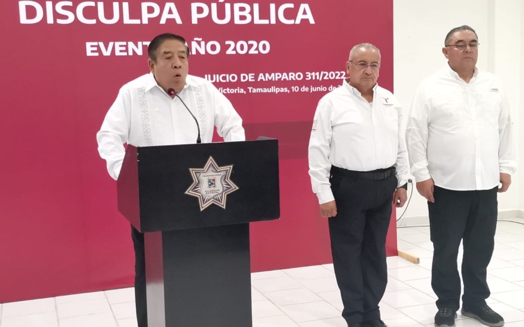 Ofrece disculpa pública la Secretaría de Seguridad por desaparición forzada en 2020