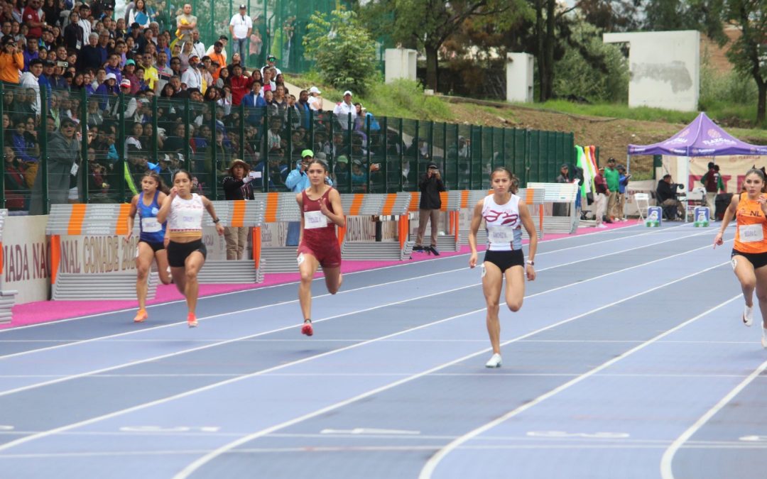 Mariela González gana medalla de bronce para Tamaulipas en los 100 metros de la Olimpiada Nacional