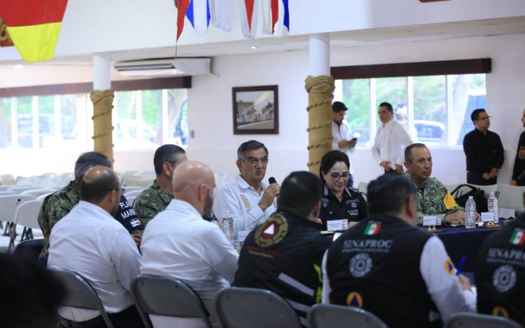 Coordinan Federación y Estado acciones para proteger a la población vulnerable ante crecida de ríos en el centro y sur de Tamaulipas