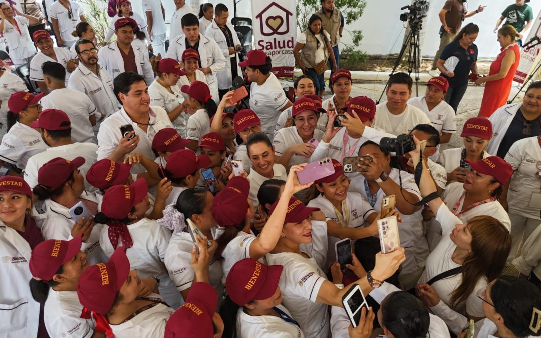 Preside Claudia Sheinbaum asamblea de “Salud Casa por Casa” en Tampico