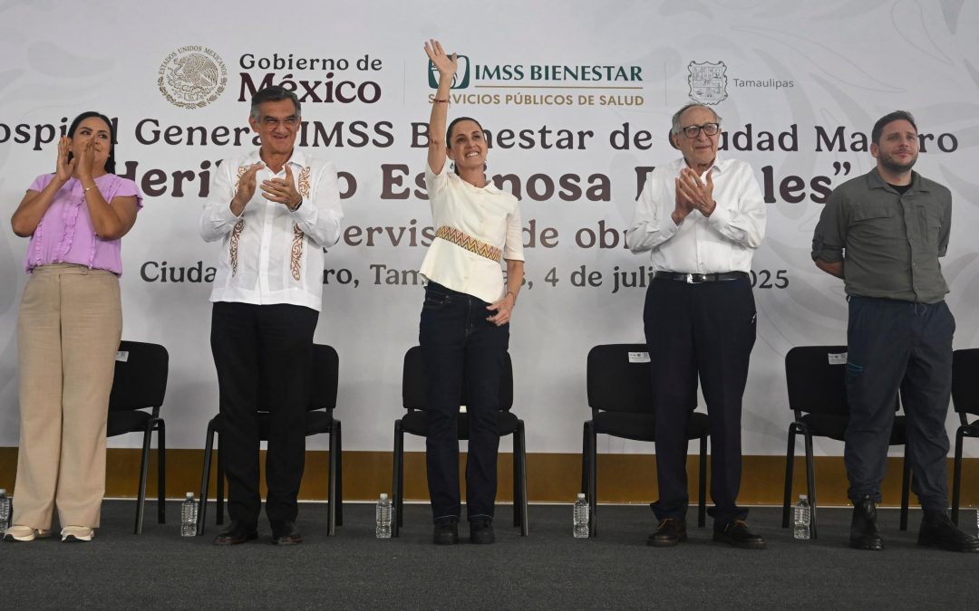 Anuncia Claudia Sheinbaum apertura del Hospital IMSS Bienestar en Ciudad Madero el 15 de diciembre