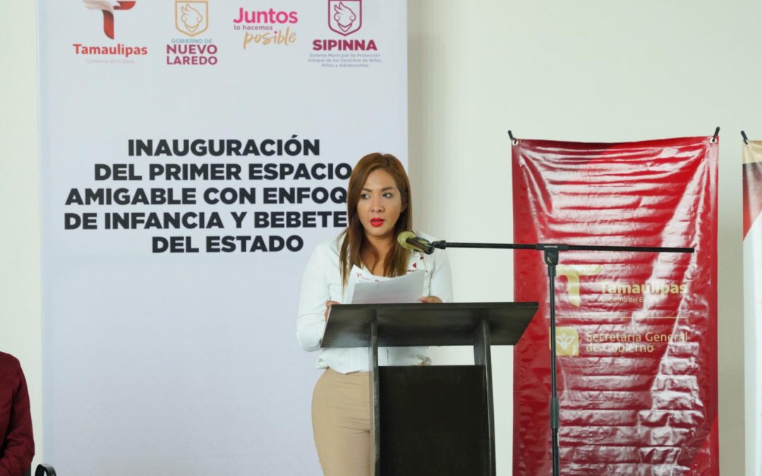Inaugura Nuevo Laredo primer Espacio Amigable con Enfoque de Infancia y Bebeteca de Tamaulipas