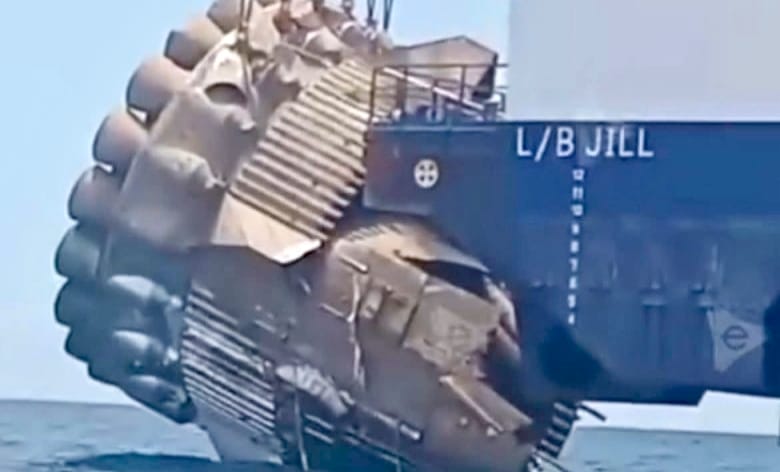 Recolecta plataforma extranjera restos del Starship en aguas mexicanas