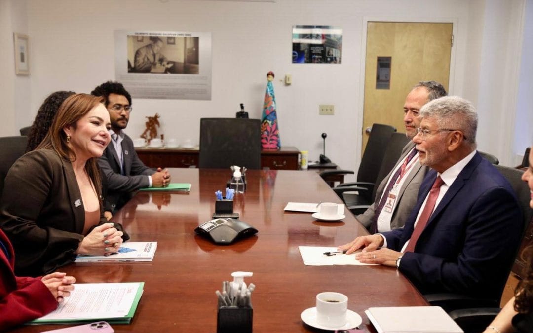 Impulsa Carmen Lilia proyección de Nuevo Laredo como capital aduanera ante autoridades en Nueva York