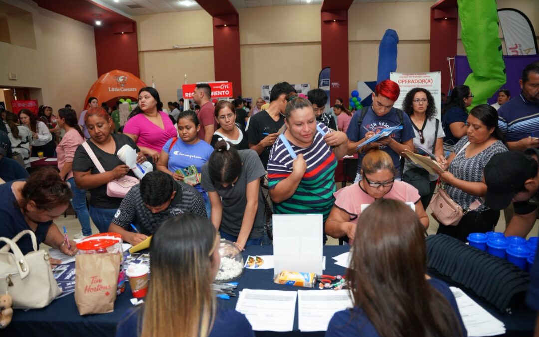 Supera expectativas la 3ra Feria del Empleo en Nuevo Laredo