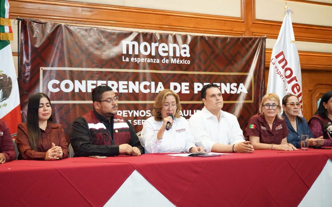 Morena Tamaulipas se desmarca del Verde: Tamaulipas es guinda y nada más