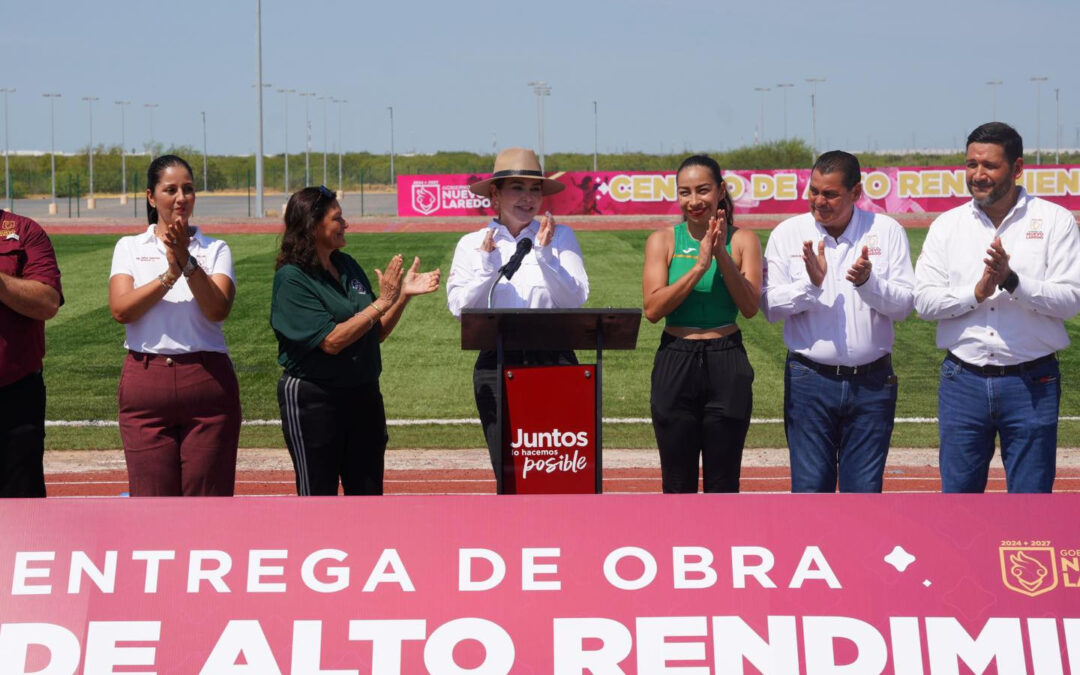 Inaugura Carmen Lilia Centro de Alto Rendimiento Deportivo en Nuevo Laredo