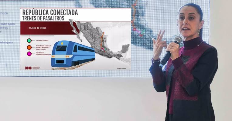 Llegará Sheinbaum a Nuevo León para arrancar el Tren a Nuevo Laredo