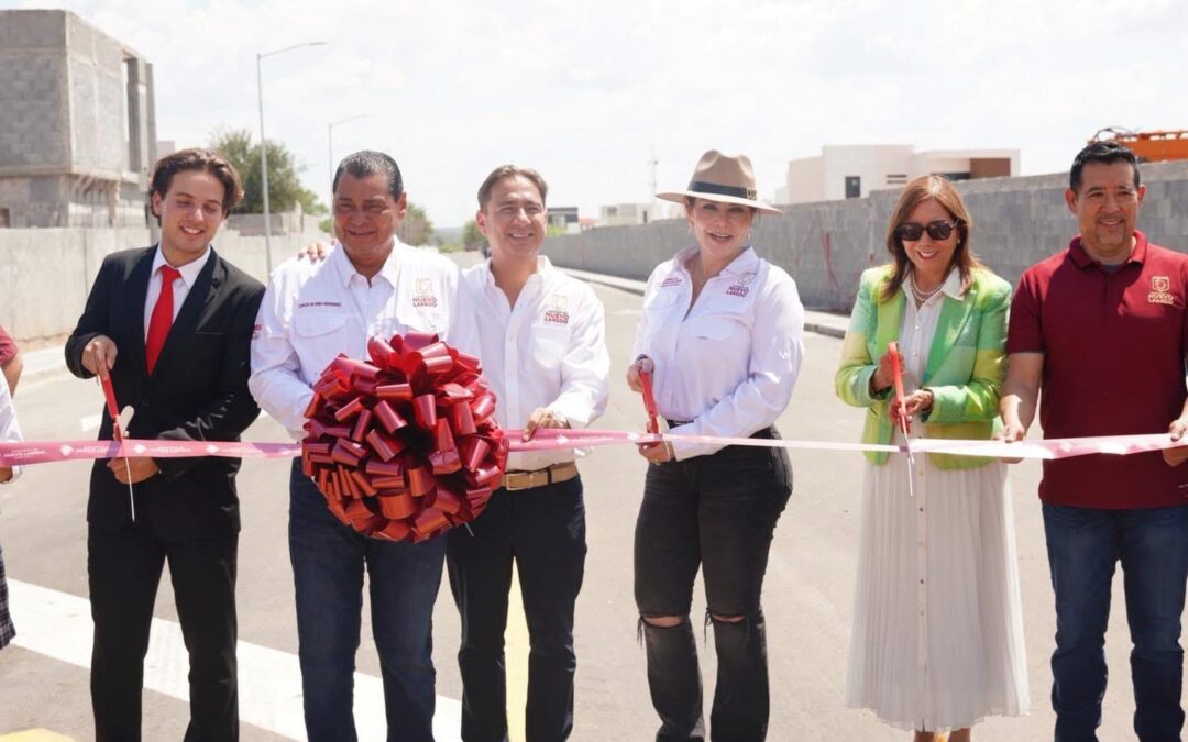 Cumple Carmen Lilia Canturosas con más obras de infraestructura urbana