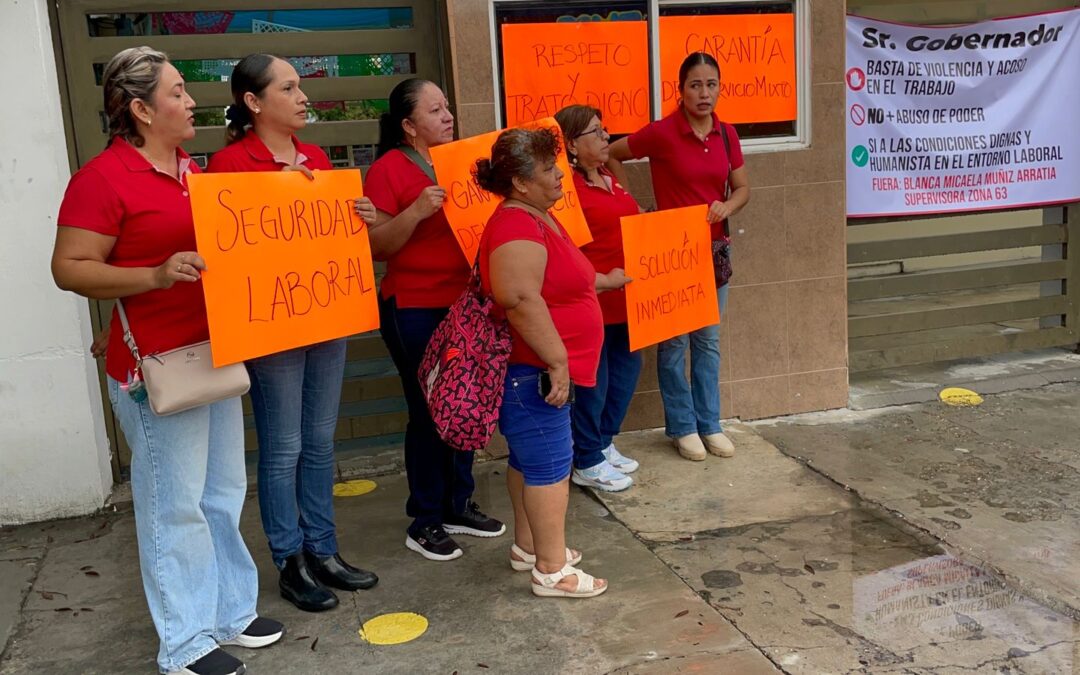 Reclaman maestras del Jardín de Niños ABC certeza laboral