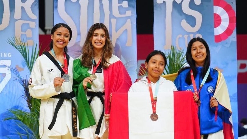 Gana tamaulipeca medalla de oro en certamen internacional de taekwondo