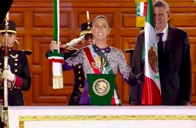 Con Viva a las «Heroínas Anónimas» da Sheinbaum su primer Grito de Independencia como presidenta